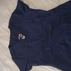 Grey's Anatomy size S navy blue scrub top